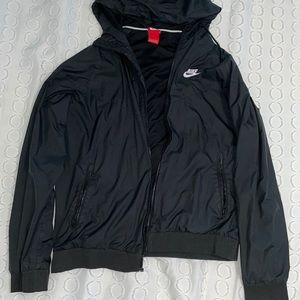 Nike windbreaker black womens L
